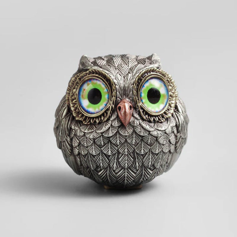 🦉Reális szerencsés bagoly őrzőfigura