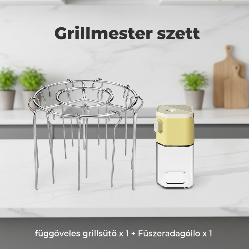 🥩Légsütő Barbecue grill Függőleges kebab grill + ingyenes hőálló kesztyű🍤