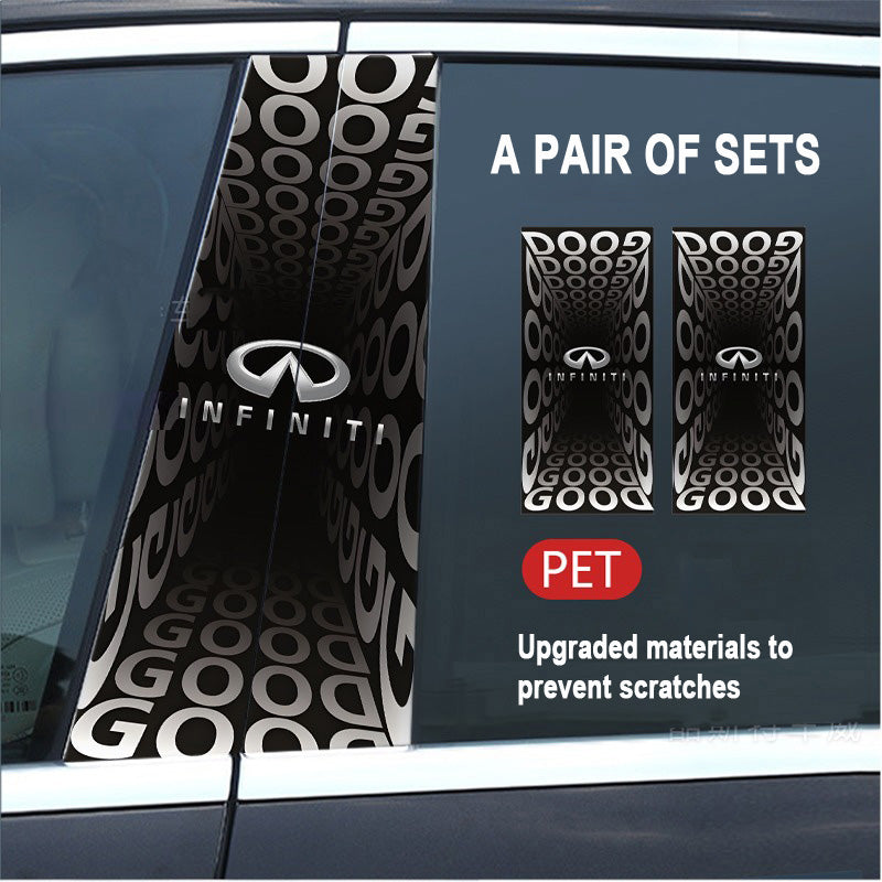 🔥Kiárusítás🔥2025-ös autó kreatív B-oszlop módosító HD védőfólia (2 db)