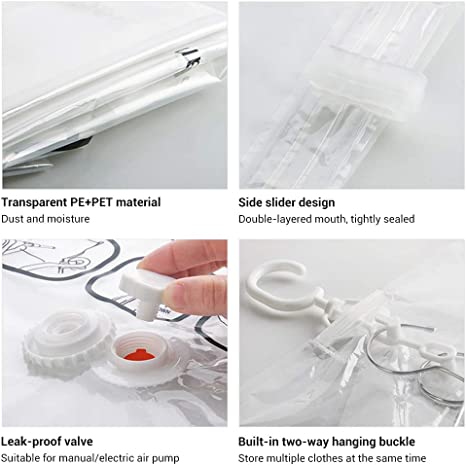 ✨Vásárolj többet és spórolj többet ✨ Vákuumozott, akasztós tárolótáska