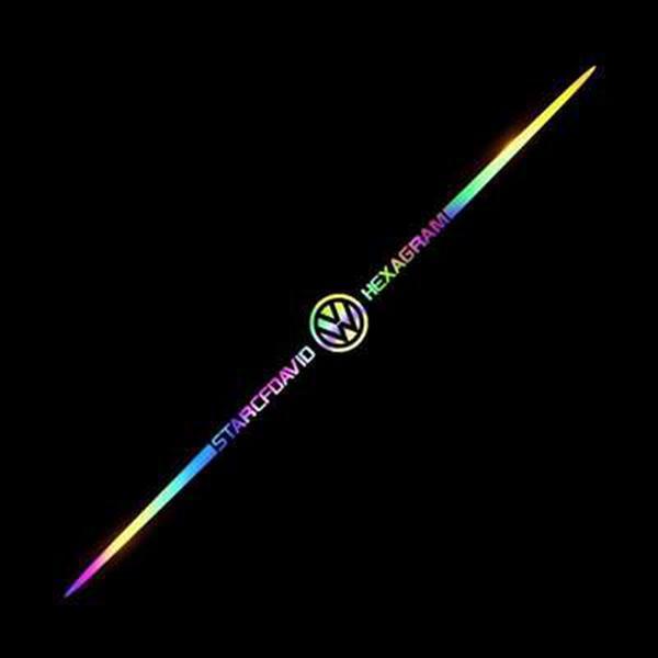 3D színes lézerfényvisszaverő autómatricák 4 db