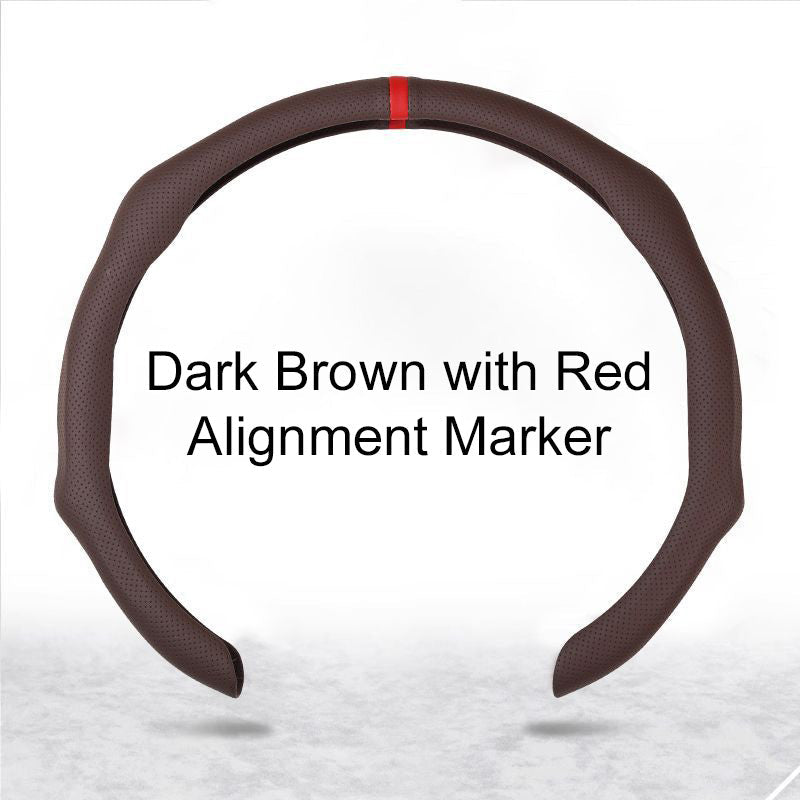 🔥🚗Lélegző, csúszásmentes, ultravékony kormánykerékborítás