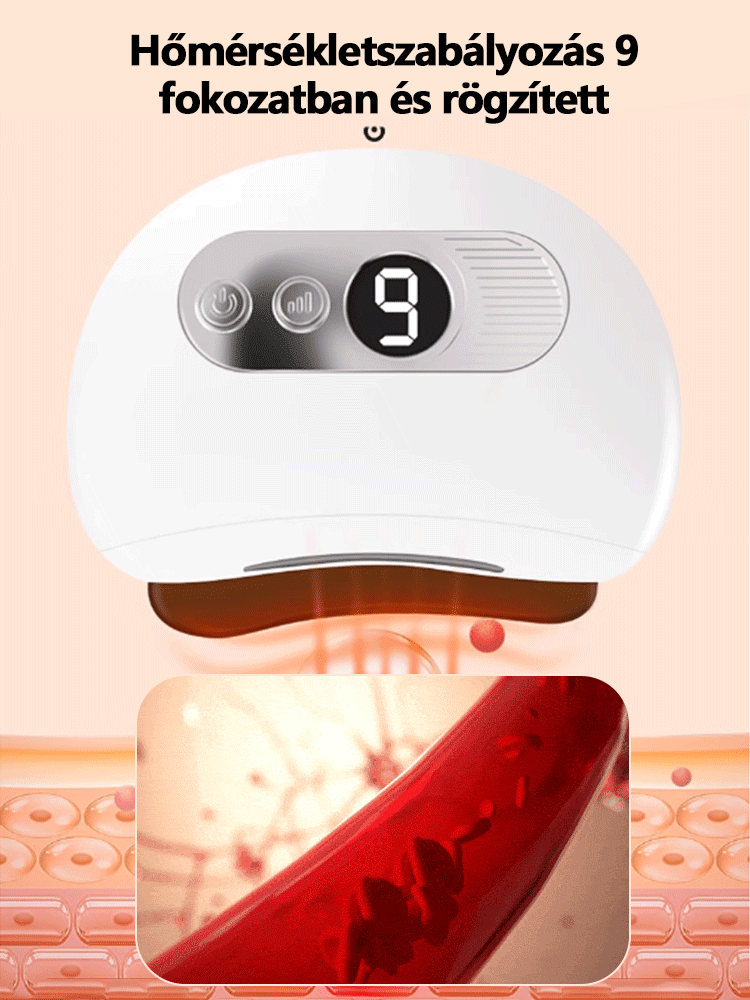 Az intelligens elektromos gua sha készülék enyhíti az arc fáradtságát