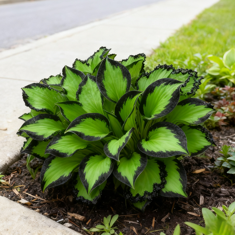 🌌💜 Limitált kiadású Purple Heart hosta – mély, fejedelmi lombozat, csak nálunk!✨🌿