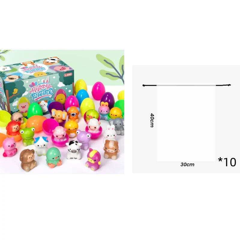 🎁12/24 DB Húsvéti tojás előretöltött, lassan kelő squishy játékok