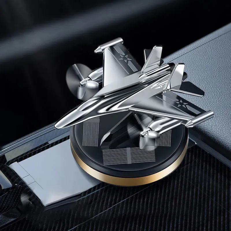 Autó aromaterápiás napelemes repülőgép autódekorációk