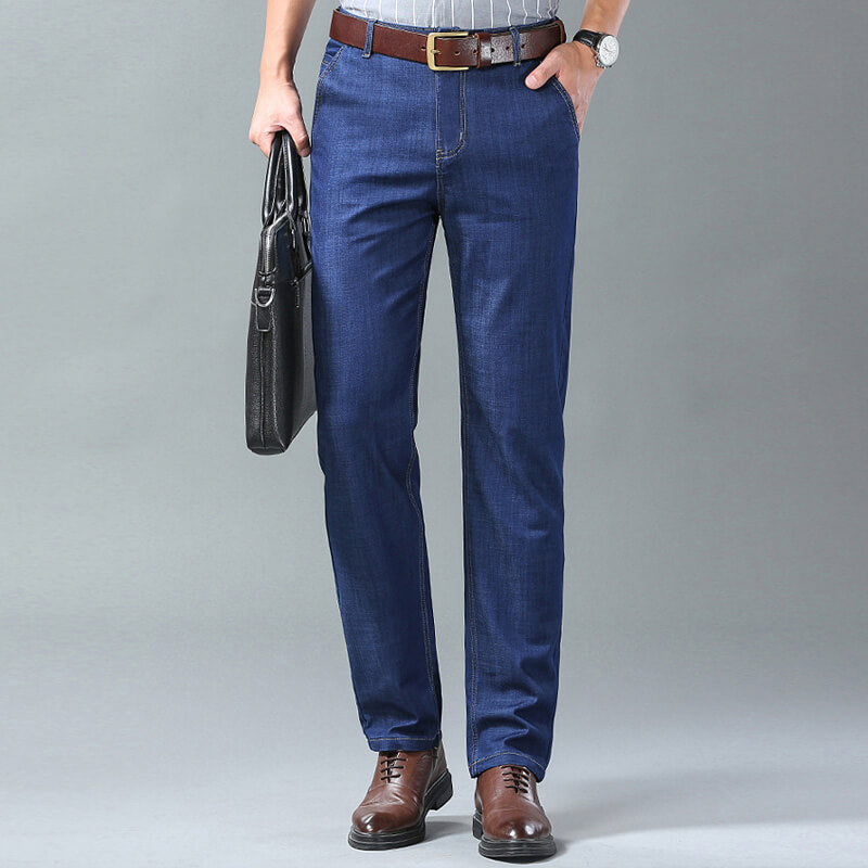 👖Férfi laza egyenes farmernadrág-TAB