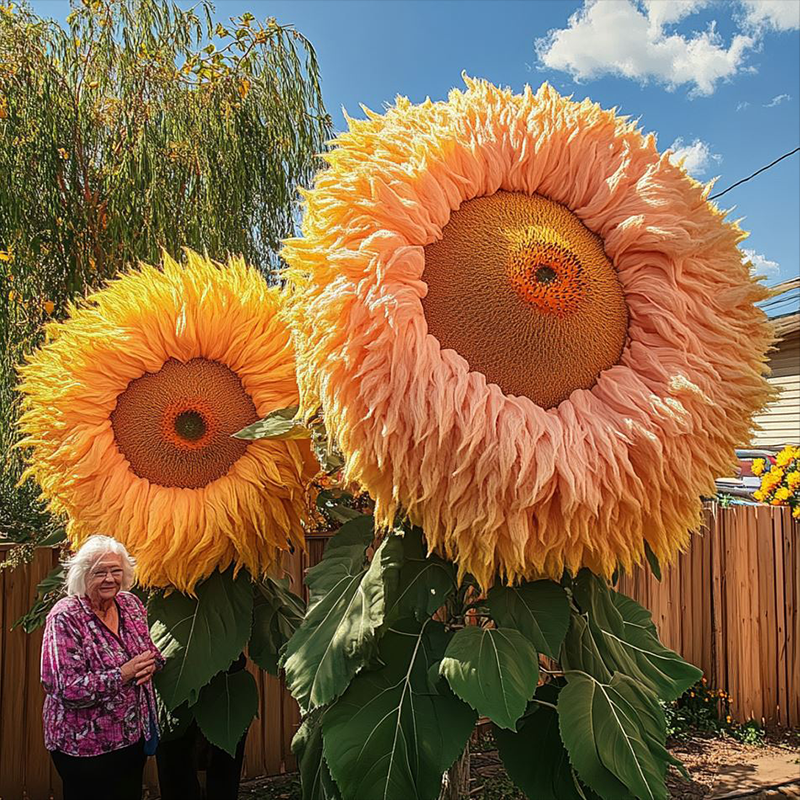 🌻 Imádnivaló óriás plüssmackó napraforgó 🔆