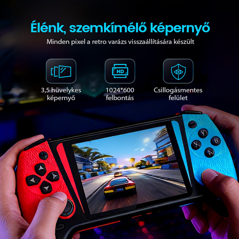 ⏳Időkorlátozott akció⌛ 500-in-1 nagyképernyős kézi klasszikus játékkonzol