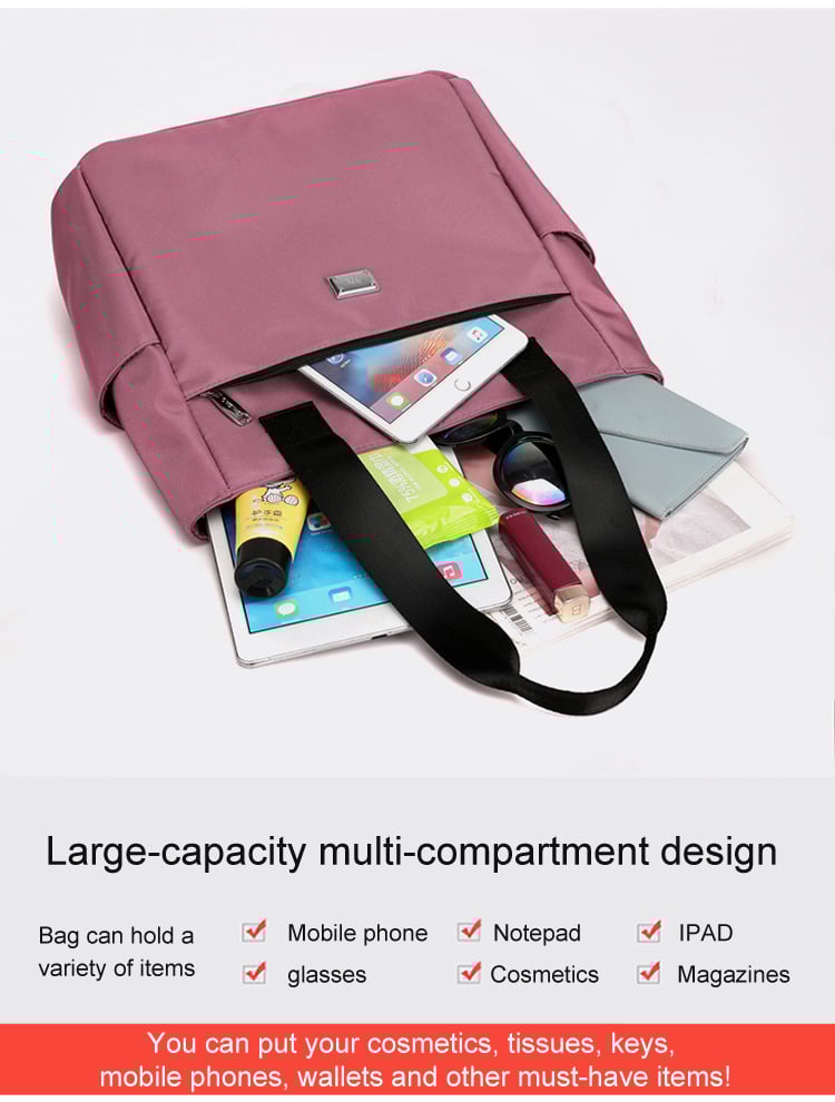 🔥Vízálló nylon válltáska nagy kapacitással és több zsebbel👜