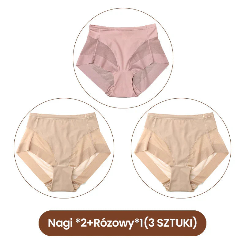 🔥Vásárolj 2 darabot, kapsz 1 🔥ingyenes női varrat nélküli, magas derekú alakformáló bugyikészletet