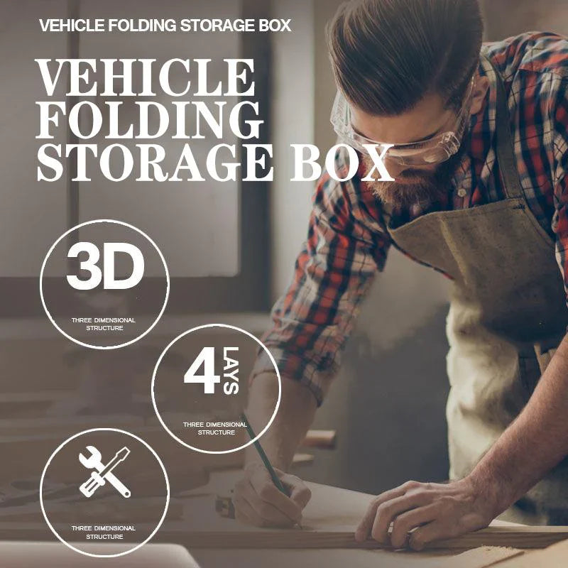 Bőr tárolórekesz az autó csomagtartójába