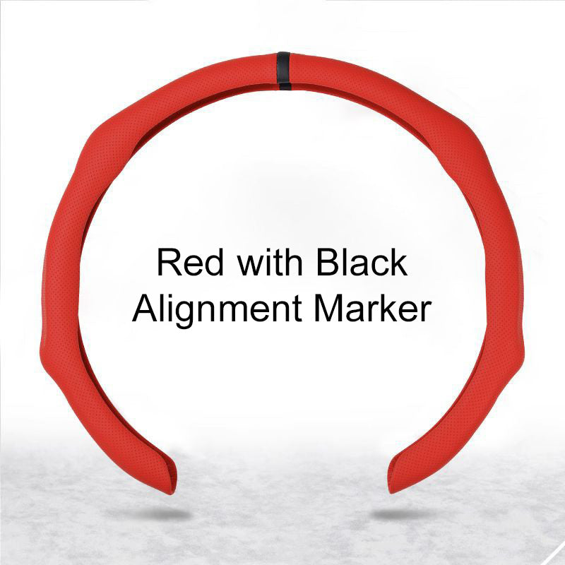 🔥🚗Lélegző, csúszásmentes, ultravékony kormánykerékborítás