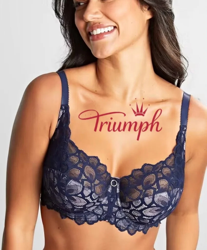 Triumph - Teljes kosaras melltartó hímzett csipkével (3 db-os szett)