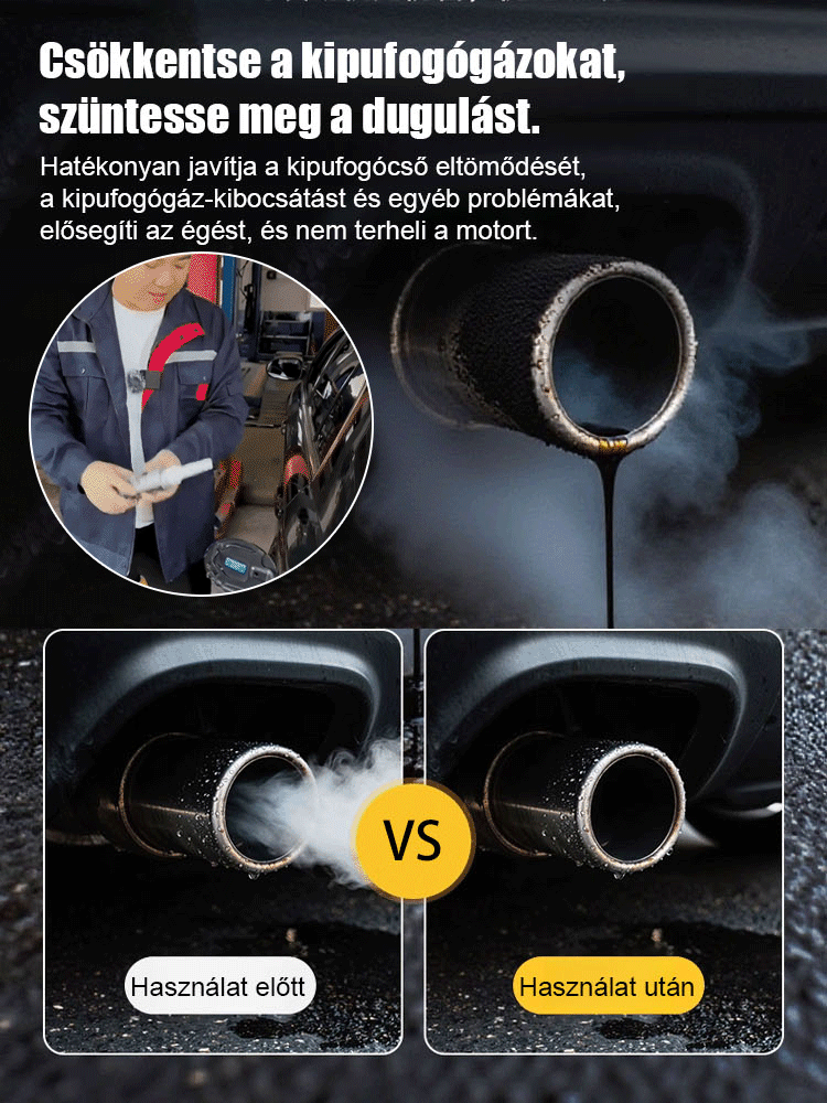 Teljesen új frissítés! Háromkomponensű lerakódástisztító és karbantartó kettő az egyben.