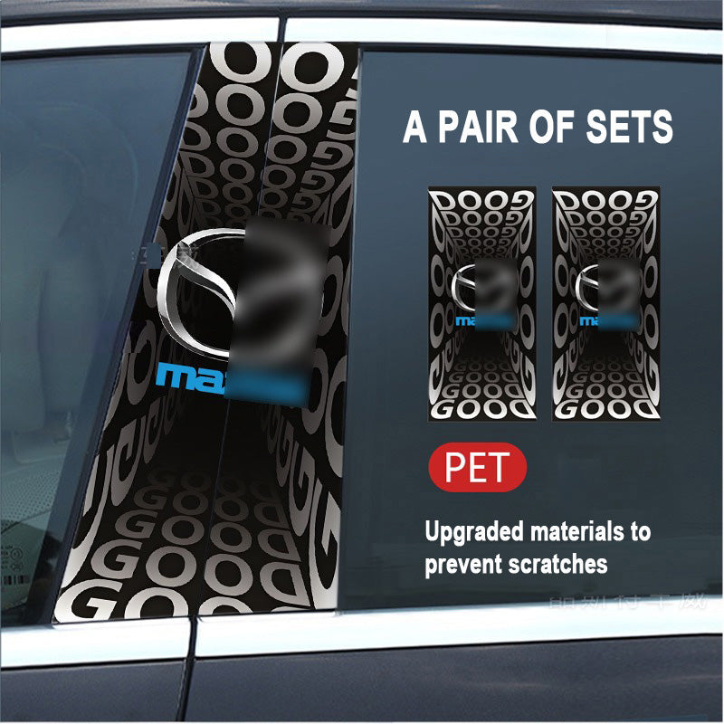 🔥Kiárusítás🔥2025-ös autó kreatív B-oszlop módosító HD védőfólia (2 db)