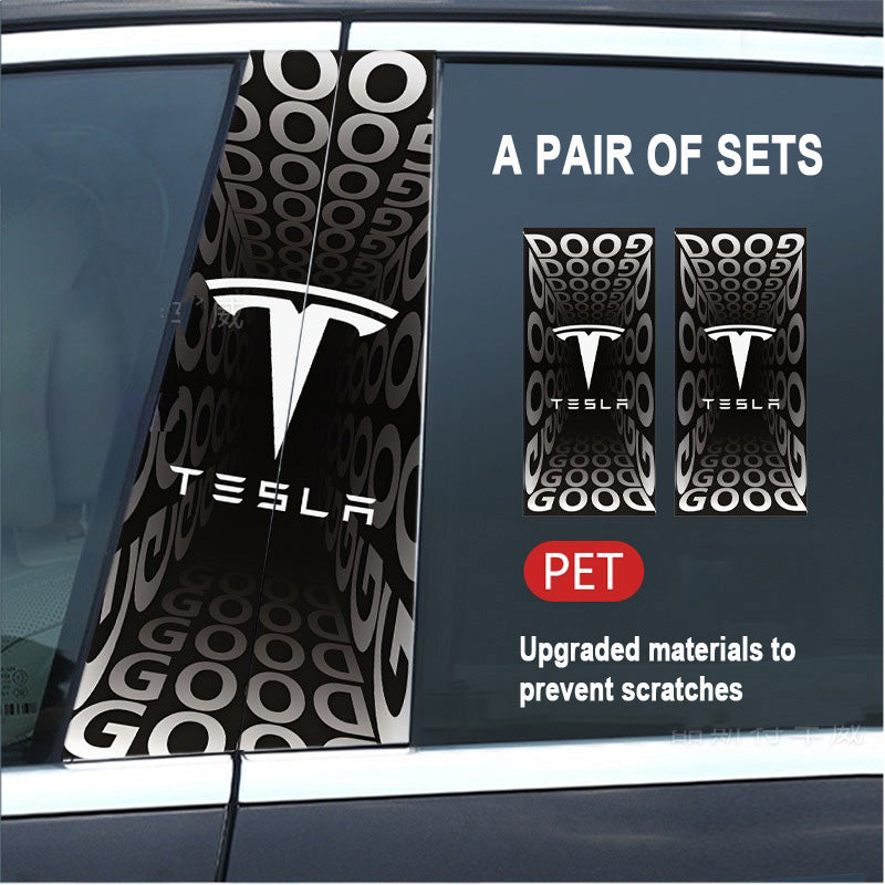 🔥Kiárusítás🔥2025-ös autó kreatív B-oszlop módosító HD védőfólia (2 db)