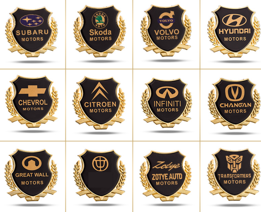 ✨3D autó fém karosszéria matrica✨2 db✨