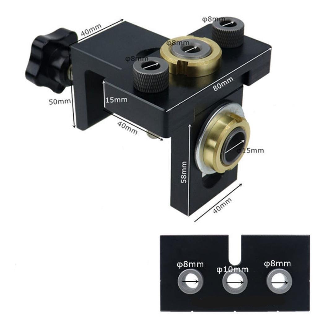 3 az 1-ben állítható famegmunkáló fúrókereső fúrószerszámok