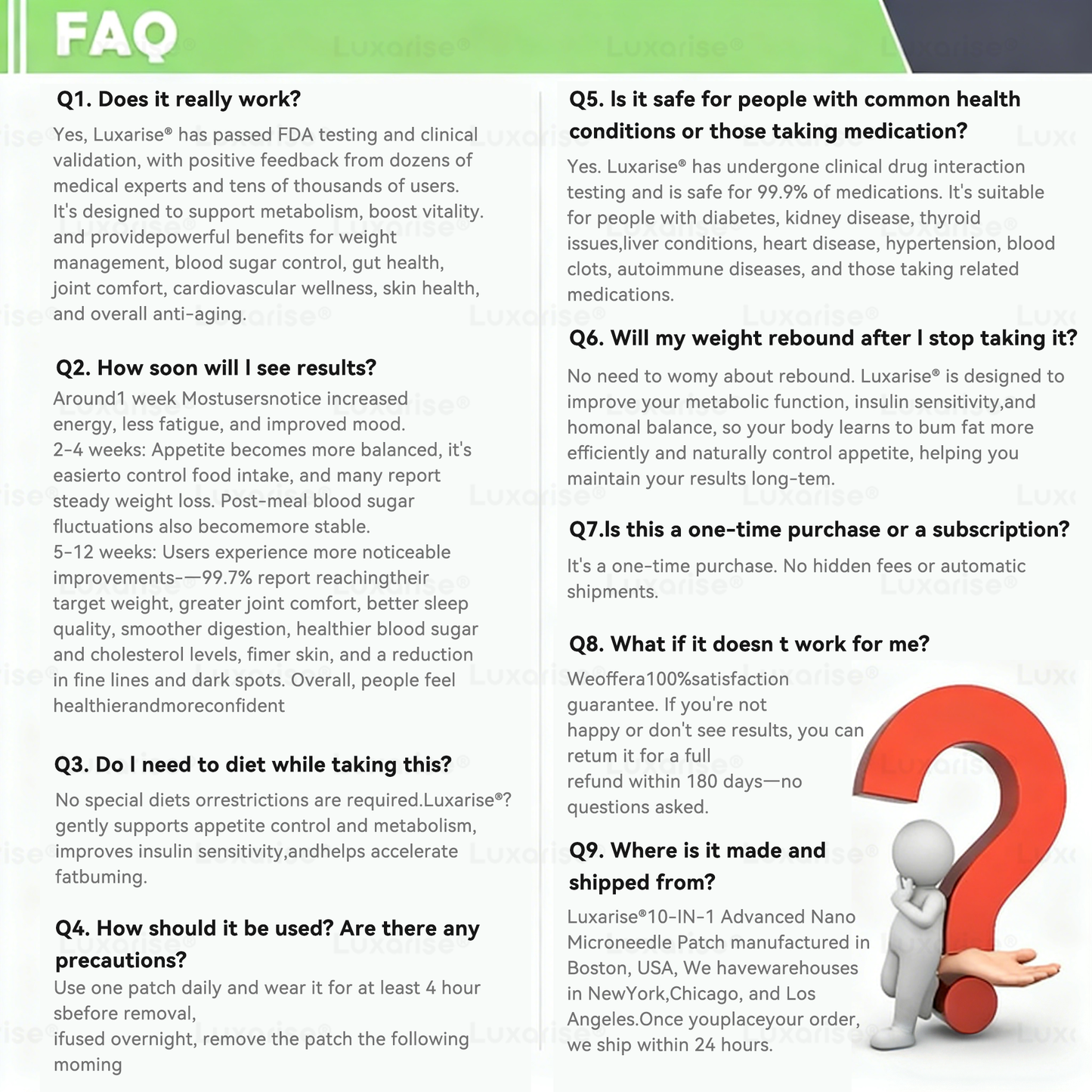 Hivatalos áruház | Luxarise® Moringa és Berberin 10 az 1-ben fejlett nanomikrotűs tapasz 📦 (naponta egyszer, 7 nap után látható változások) Ízületi problémák Elhízás, cukorbetegség, alvási apnoe és