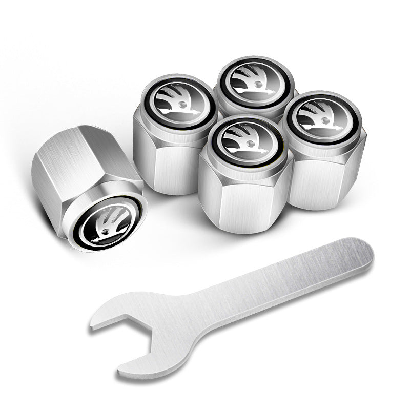 🔥Szelepkupakok autógumikhoz (5 db + 1 villáskulcs)