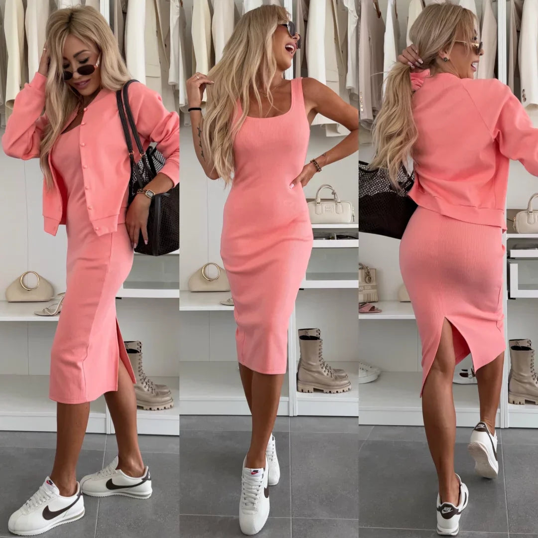 Női 2 az 1-ben lezser pamutöltöny