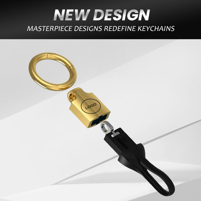 Egyedi készítésű prémium cinkötvözetből készült autós kulcstartó