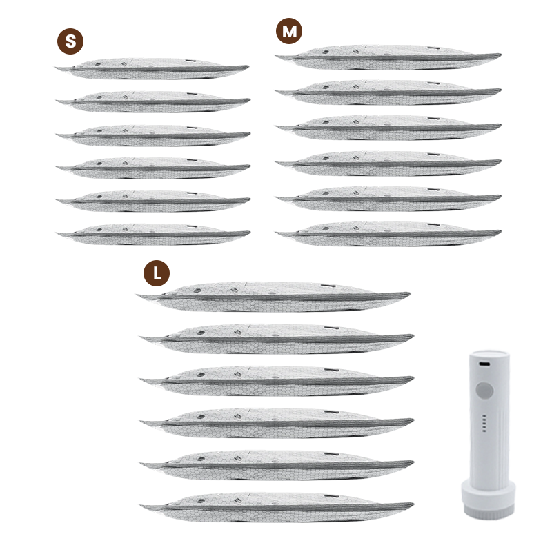 💪🌬️ Utazási vákuumtároló zsákok és hordozható szivattyú készlet 👕✨