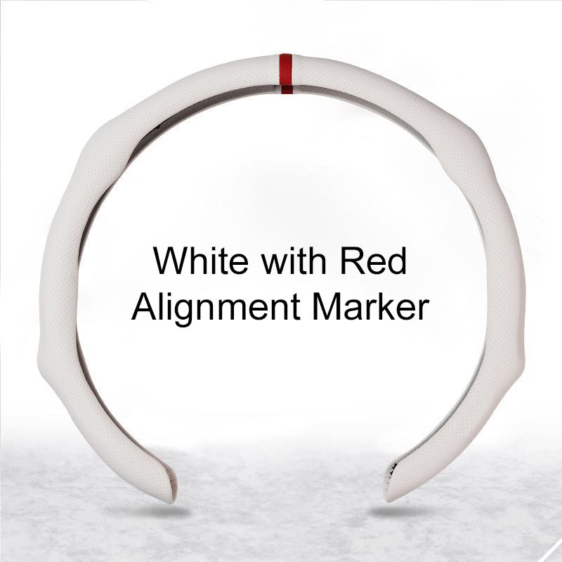 🔥🚗Lélegző, csúszásmentes, ultravékony kormánykerékborítás