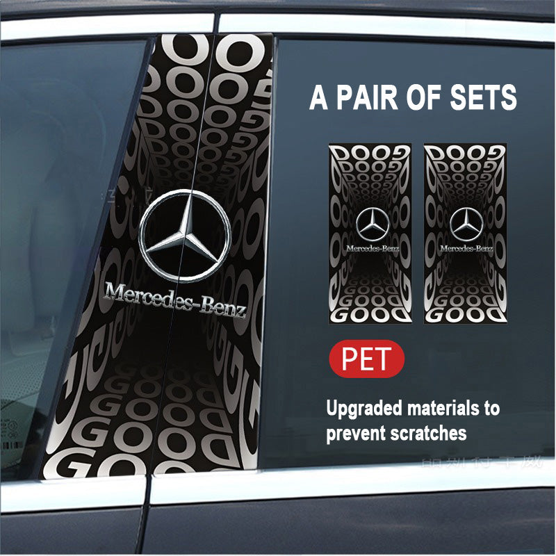 🔥Kiárusítás🔥2025-ös autó kreatív B-oszlop módosító HD védőfólia (2 db)