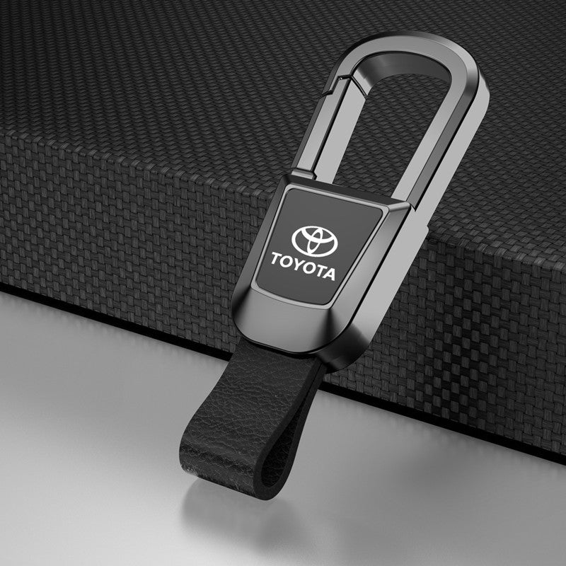 🎉Kiváló minőségű valódi bőr autós kulcstartó