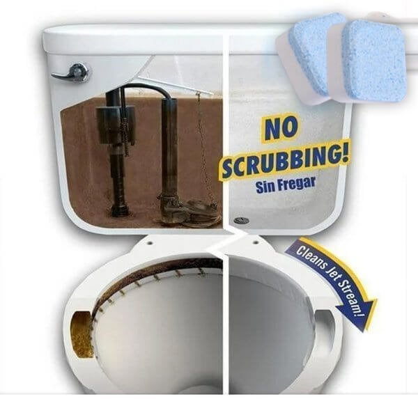 💥 Pezsgőtabletta az automatikus hatékony tisztításhoz