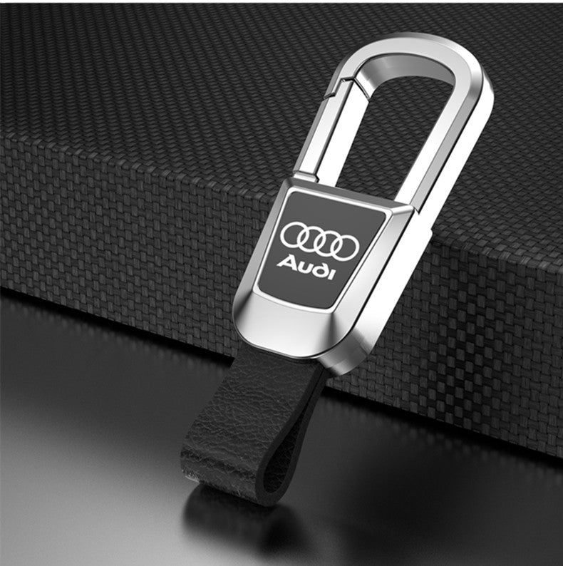 🎉Kiváló minőségű valódi bőr autós kulcstartó