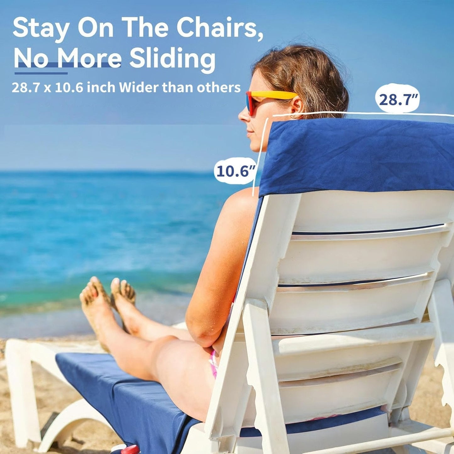 🏖️🌞 Napozótörölköző táskában, tárolózsebekkel💦