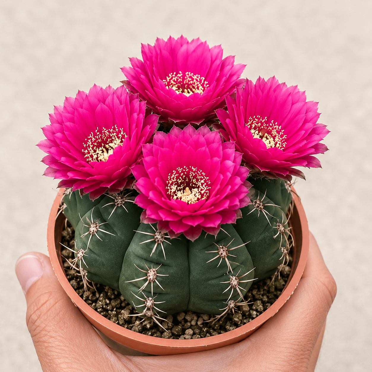 🌵 Ismerd meg új legjobb barátodat – a Gymnocalycium baldianum kaktuszt! 💕