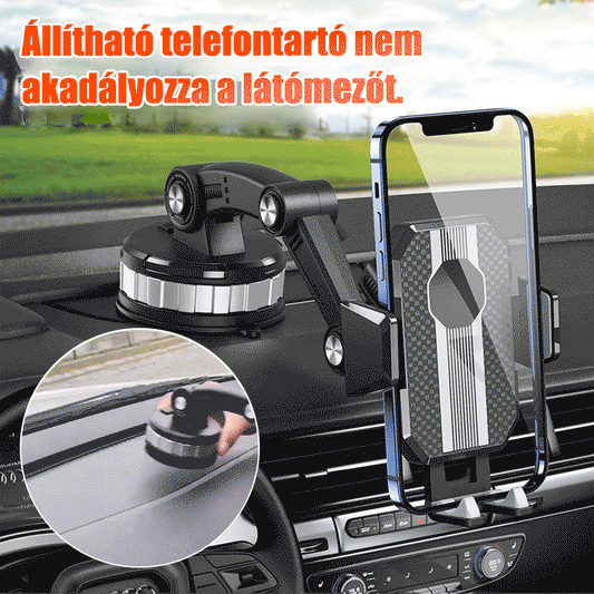 Szívókorongos autós telefontartó