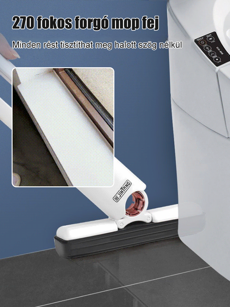 Kéz nélküli mini mop