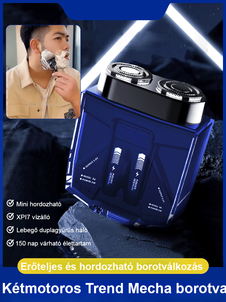 Kétmotoros trendi mechaborotva