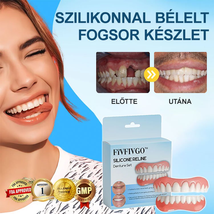 Tökéletes Mosoly Fogpótlás Készlet