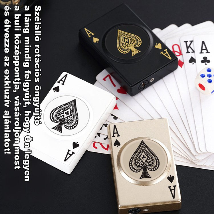 Póker kártya szél öngyújtó