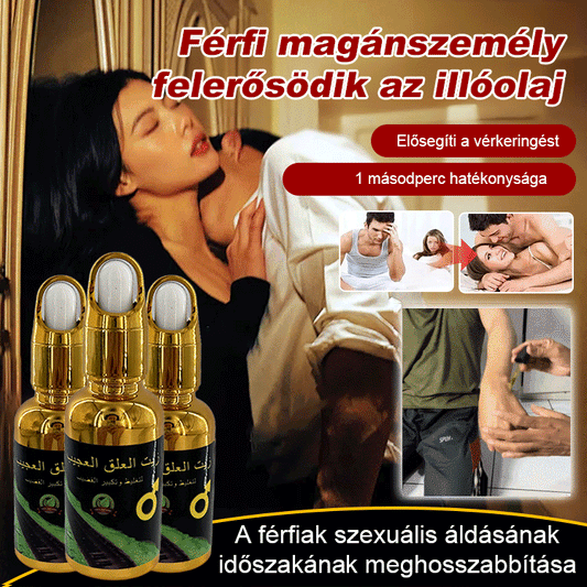 [1 másodperc hatékonysága] Férfi magánszemély felerősödik az illóolaj