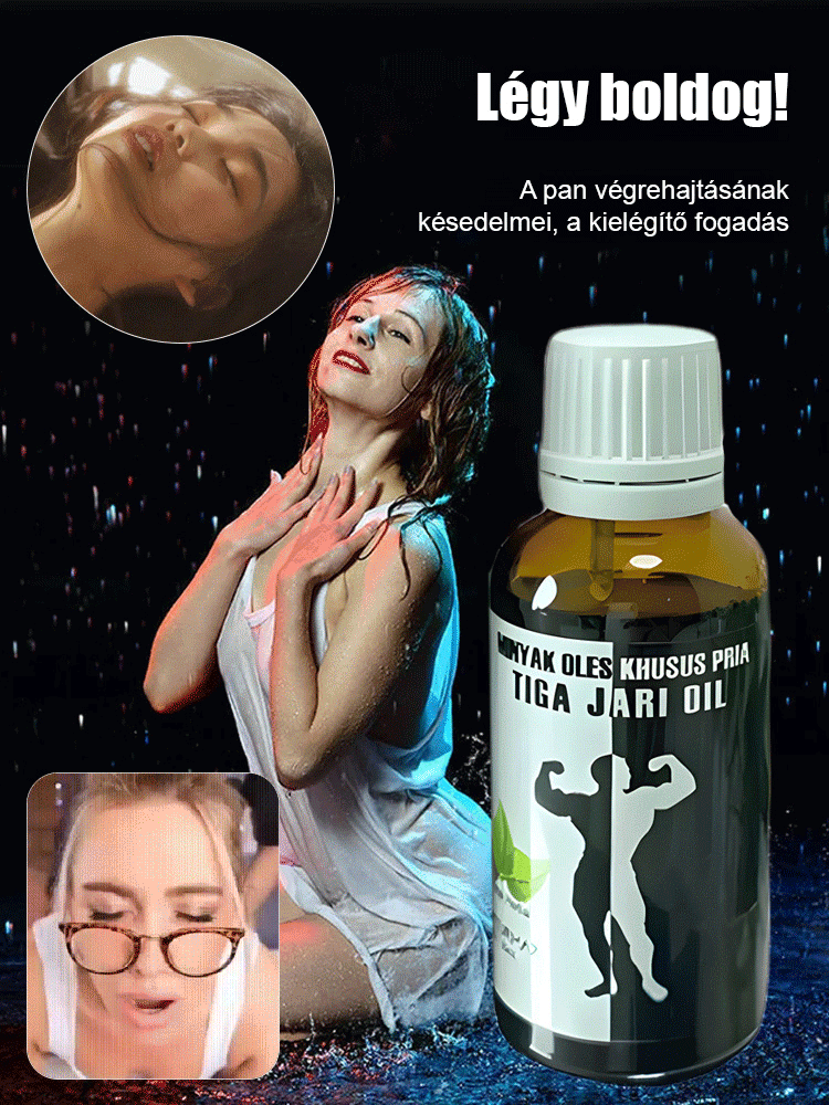 [Egy csepp kemény] férfi késleltetett testápolási illóolaj