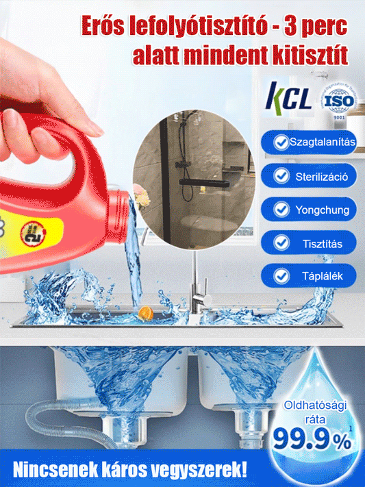 【3 perc alatt mindent kitisztít】Erős csőtisztító szer