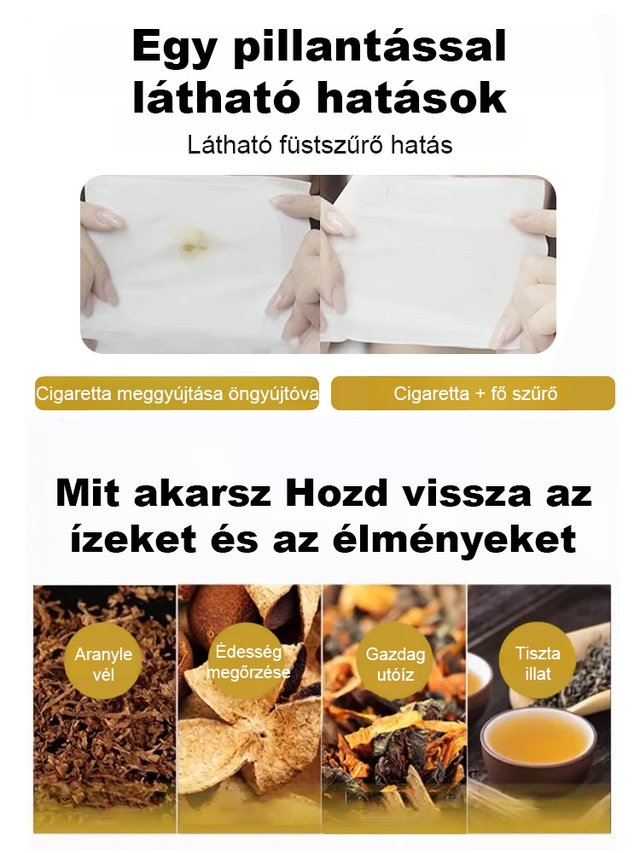 Egy kattintással gyújtott hordozható dohánygyújtó