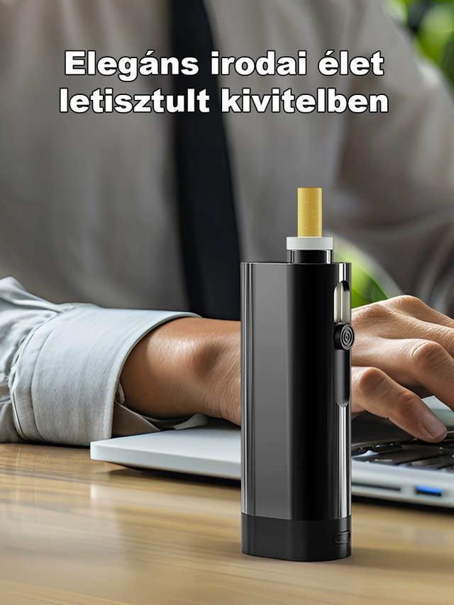 Egy kattintással gyújtott hordozható dohánygyújtó