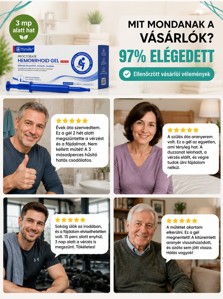 【Műtét nélküli aranyér gyógyulás】Természetes növényi aranyér gél
