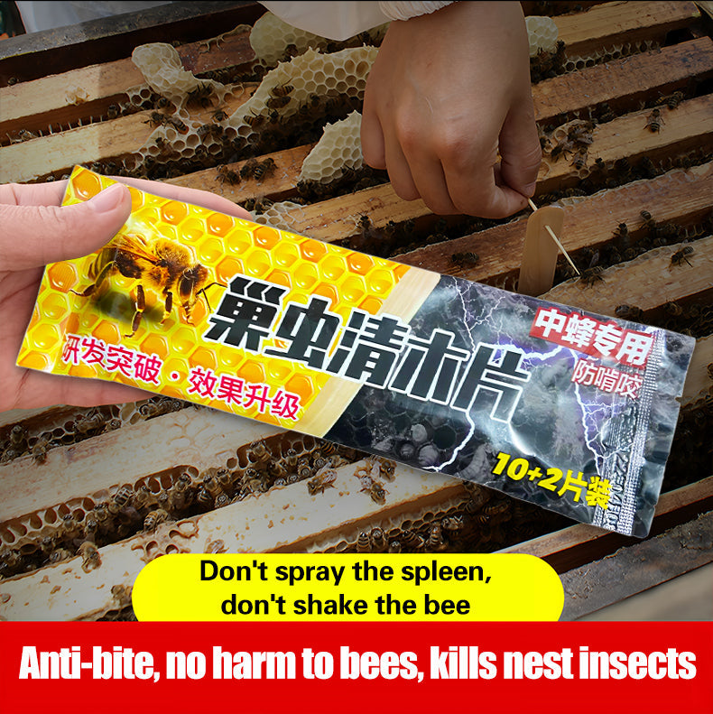 🐝 Kaptártisztító betétek | Speciális mézelő méhek számára | Nyomtalanul eltünteti a molyokat, lárvákat és parazitákat