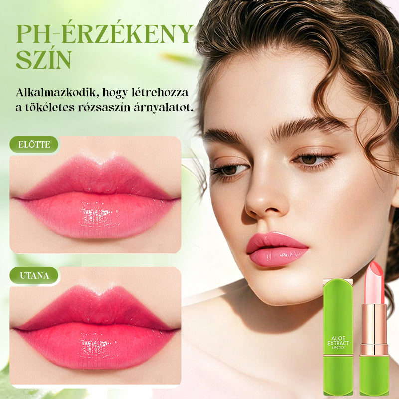 Aloe vera tartalmú, színt váltó hidratáló rúzs