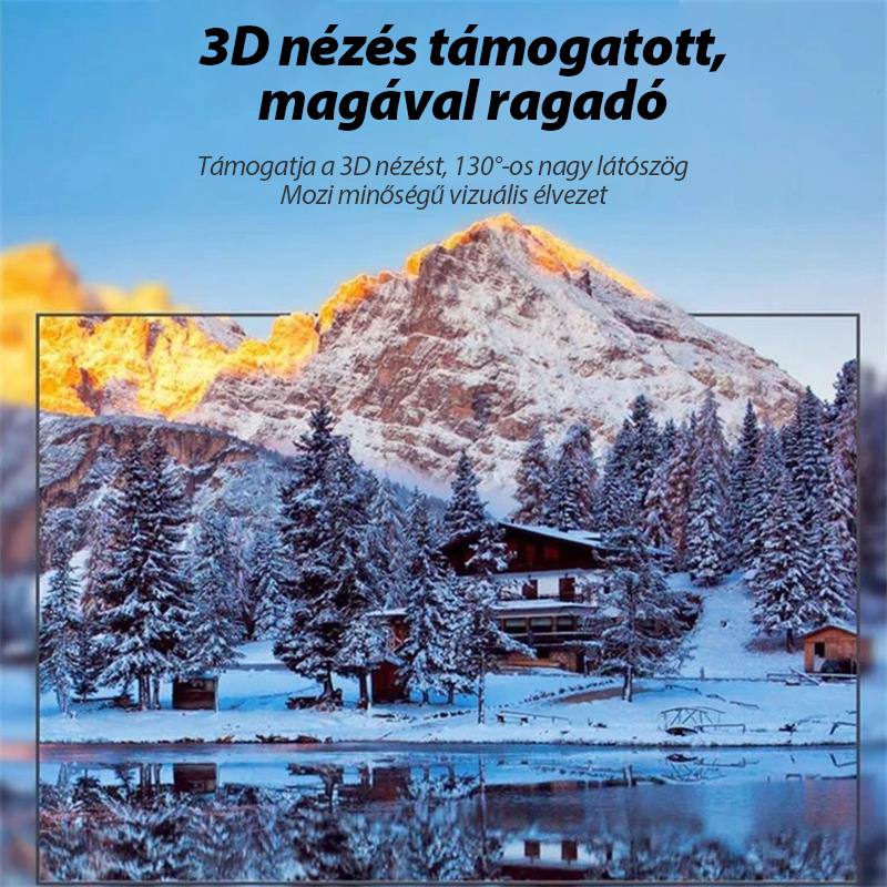 Összecsukható tükröződésmentes képernyő