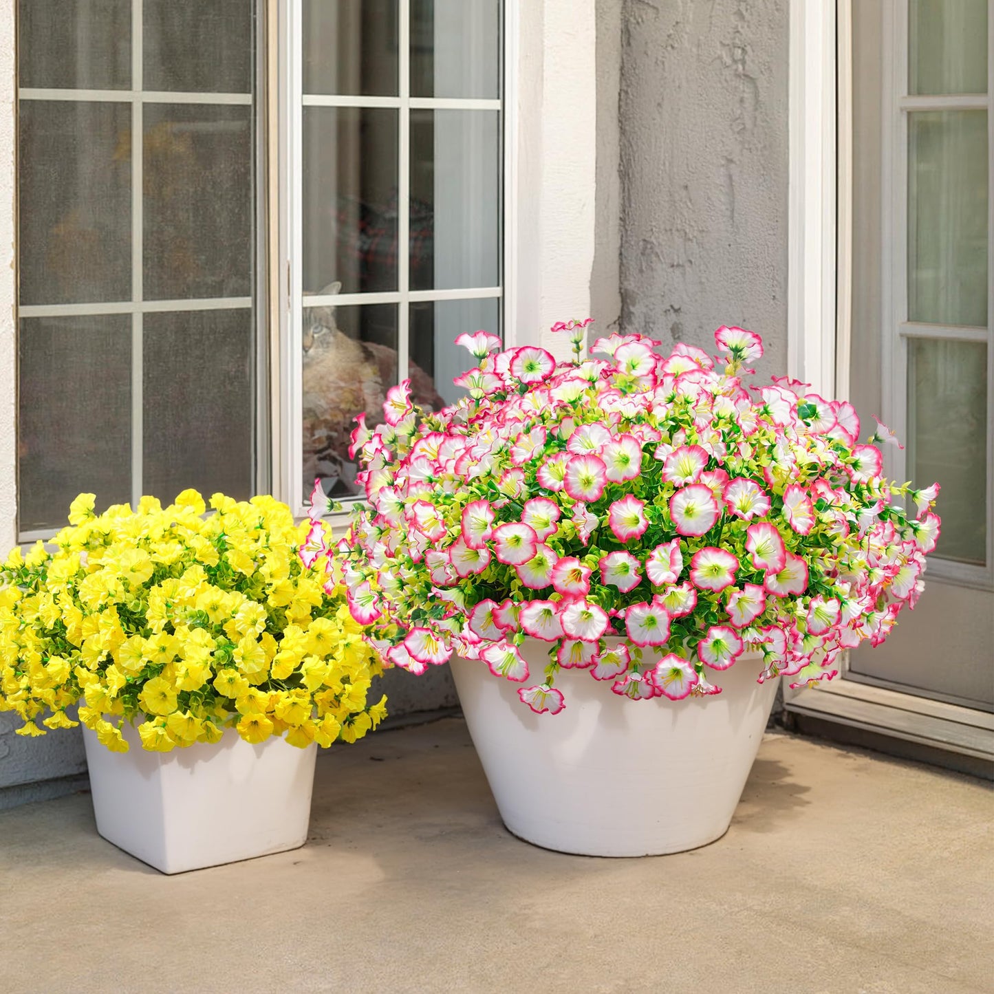 🔥 Utolsó nap –🔥 UV-sugárzásnak ellenálló műpetunia virágok